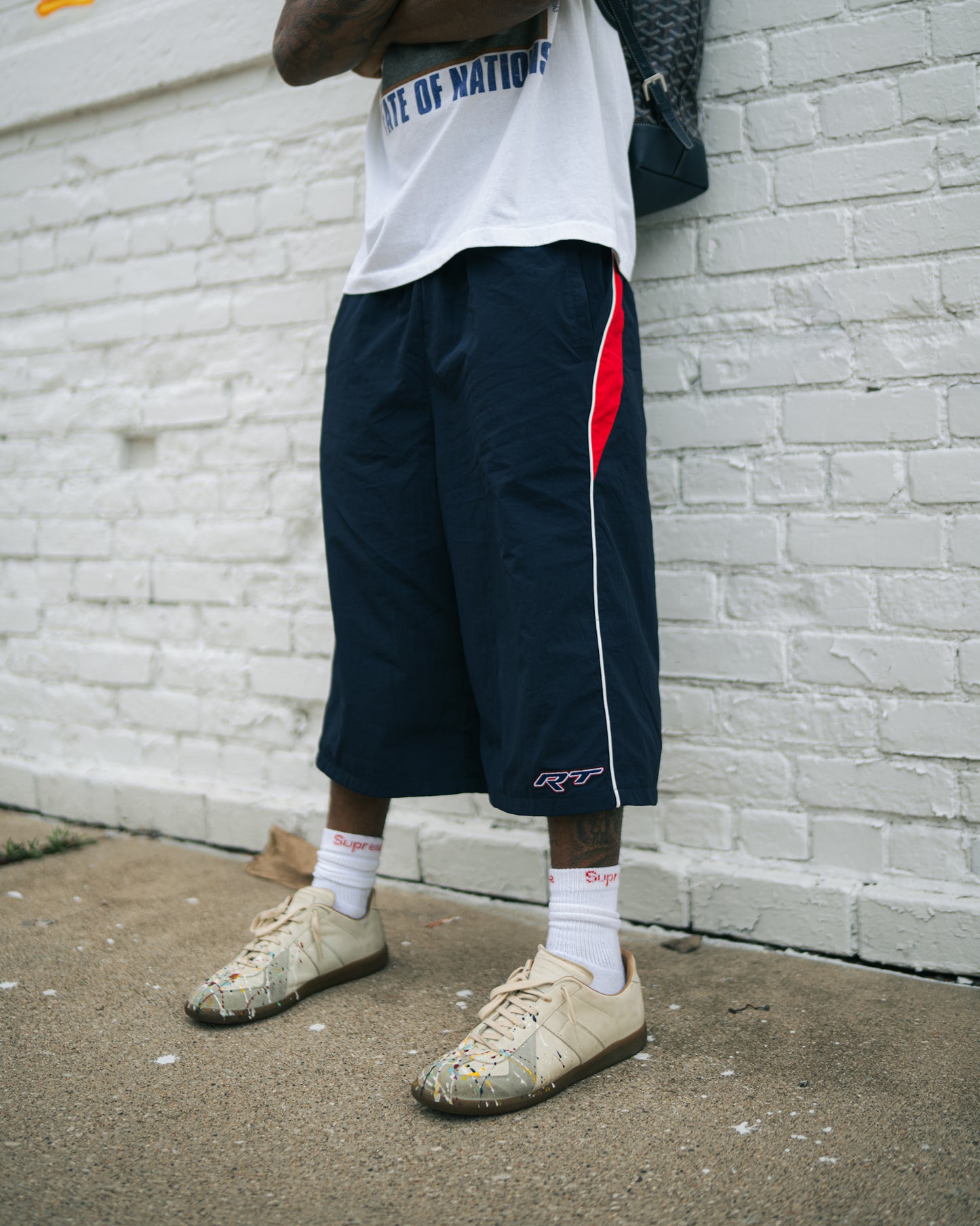 Off Season 3/4 Nylon Shorts